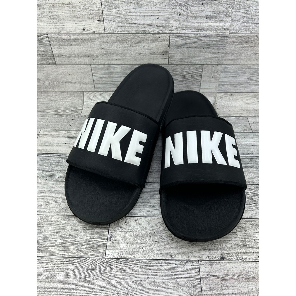 Nike Victori One Men Sz 11 Black White Slide Sandals BQ4639-012 Revive Foam